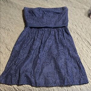 Trina Turk Midnight Blue Strapless Dress size 10